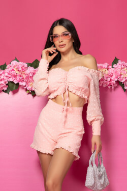 Chic Couture Crop-Top