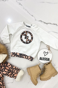 One more hug Alessa mini bluză - ecru