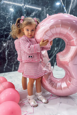 Dazzle Doll Mini Fustă Din Buclă