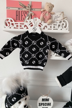 Alessa mini Religion Bluza tricotată - negru