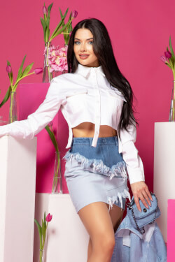 Envy Enigma Mini Geantă - Blue denim