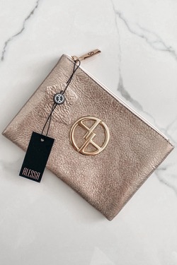 Platinum Portofel din piele naturală - mic