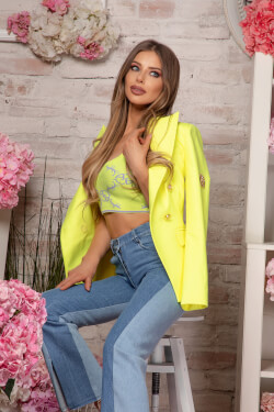 Blazer Make It Yours - Galben neon