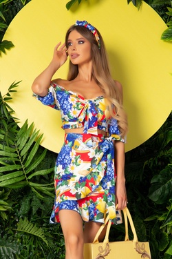 Paradise in Positano Fusta cu volane