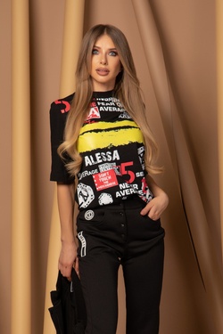 Dangerous Mix Tricou din Bumbac - Black