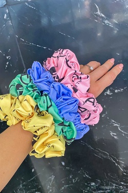 Alessa Religion Scrunchie Galben - Mare