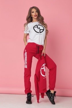 Keep your focus Pantalon - zmeură