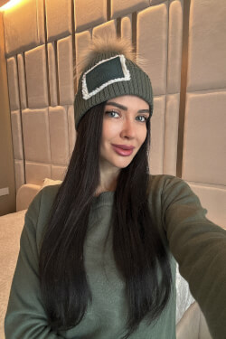 Warm Winter Caciula tricotata cu puf natural - Military