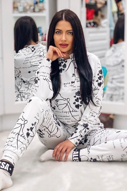 Position to win Pantalon sport - alb