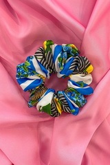 Keep on shining Scrunchie albastru - mic - Imagine 3