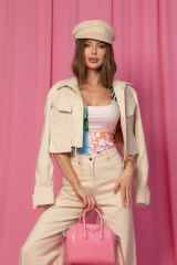Dressed To Kill Jacheta Denim - Soft Beige - Imagine 11