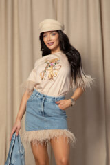 Feathered Aura Tricou Din Bumbac - Soft Shell - Imagine 13