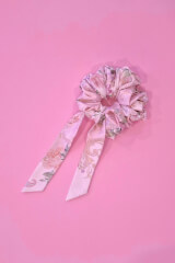 A Touch of Romance Scrunchie Panglică - Pink - Imagine 3