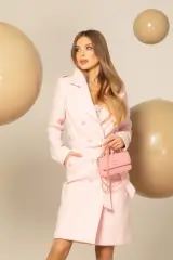 Cashmere Cloud Palton - Pink - Imagine 17