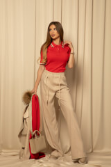 Casual Charm Pantaloni - Taupe - Imagine 15