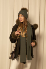 Winter Whisper Căciulă Din Tricotaj - Military - Imagine 15