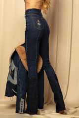 The Rhythm Of Denim Blugi - Dark Blue - Imagine 14