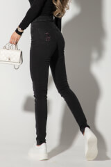 Alessa Royalty Slim Fit Blugi - Black - Imagine 10