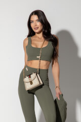 Vixen Motion Crop-Top - Military - Imagine 21