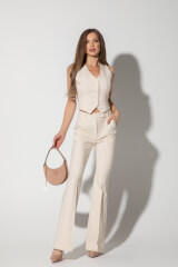 Old money Pantaloni - natural beige - Imagine 6