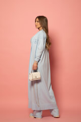 Pastel muse Jachetă Lungă - Light Blue - Imagine 14