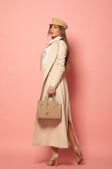 Business elegance trenchelong - Soft Beige - Imagine 8