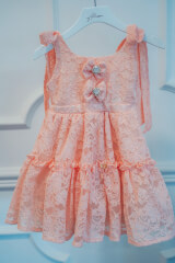 Rochie Mini Sky’s Embrace - Peach - Imagine 4