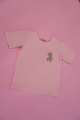 Alessa Royalty Mini T-Shirt cu broderie - Light Pink - Imagine 3