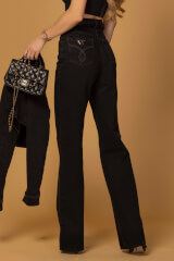 Denim Society Blugi drepți - Black - Imagine 13