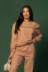 Alessa Pulse Bluză sport - Nude - Imagine 12