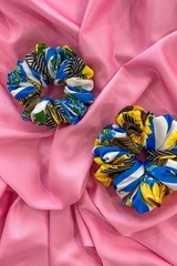 Keep on shining Scrunchie albastru - mare - Imagine 2