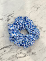 Over The Rainbow Scrunchie mic - Luxury Blue - Imagine 3