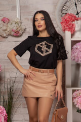 Love Your Way T-Shirt din bumbac - Luxury Black - Imagine 10