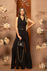 Old Money Pantaloni - Black - Imagine 16