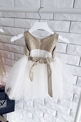 Rochie de copii – tutu cu aur - Imagine 2