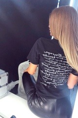 Eastern Europe Beauty t-shirt - back Neagră - Imagine 2