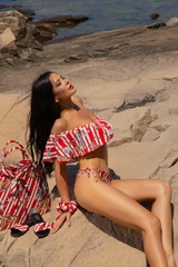 Spirit of the Summer Crop top costum de baie cu volane - Imagine 11