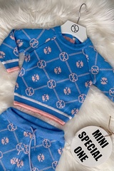 Alessa mini Religion Bluză din tricotaj - blue - Imagine 4