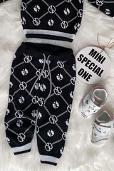 Alessa mini Religion pantaloni tricotati - negru - Imagine 7