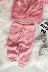 Alessa mini Religion Pantalon din tricotaj - pink - Imagine 9