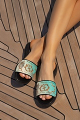 All I Want Is A Yacht Papuci - Aqua - Imagine 4