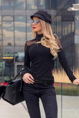 Charming and Comfy Bluză – polo cu plasă - Imagine 5