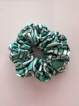 Over The Rainbow Scrunchie mare - Luxury Green - Imagine 5
