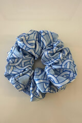 Over The Rainbow Scrunchie mare - Luxury Blue - Imagine 6