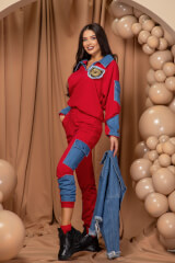 Slay All Day Pantaloni Sport - Red - Imagine 8