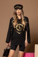 Diva Drive Tricou Din Bumbac - Black - Imagine 12