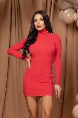 Sensual Secret Rochie din tricot cu nasturi aurii - Watermelon - Imagine 9