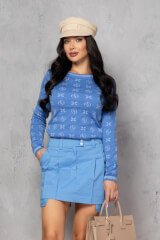 Cool Comfort Pulover Din Tricot - Ocean Blue - Imagine 11
