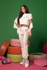 Restless Spirit Pantaloni sport - Ecru - Imagine 7