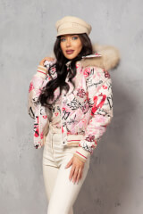 Love Power Beauty Jachetă bomber de iarnă - Imagine 5